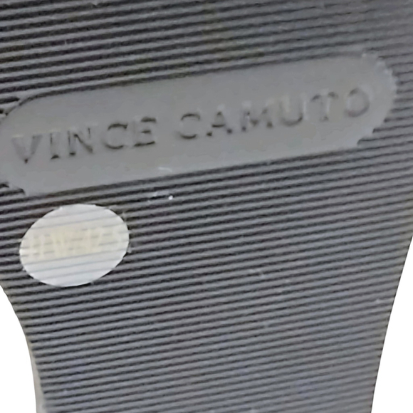 Vince Camuto Black Wedge Heel Sandals with Ankle Strap, Size 11W (NWT) - Picture 8 of 11